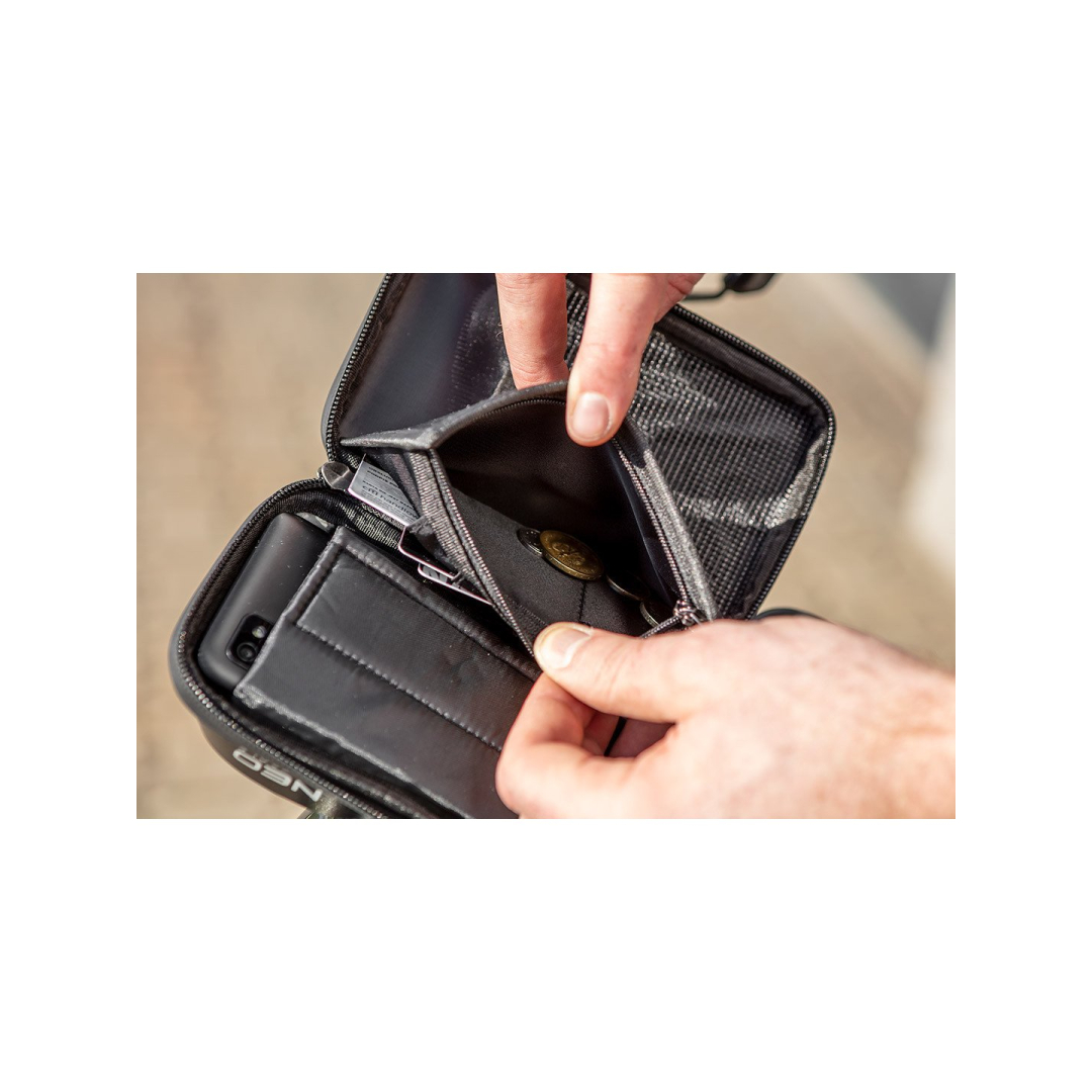 Vandeniui atsparus dviračių krepšys su telefono laikikliu 7