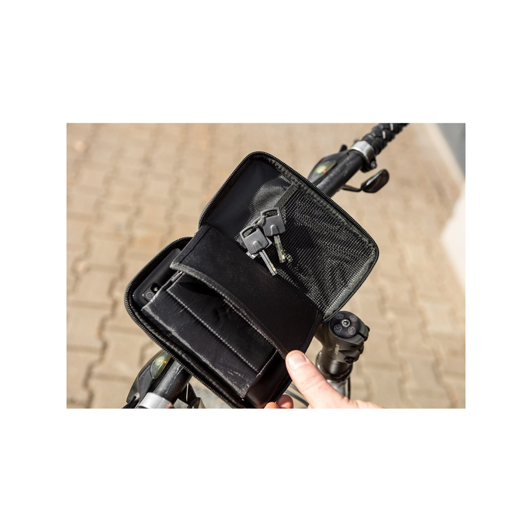 Vandeniui atsparus dviračių krepšys su telefono laikikliu 8