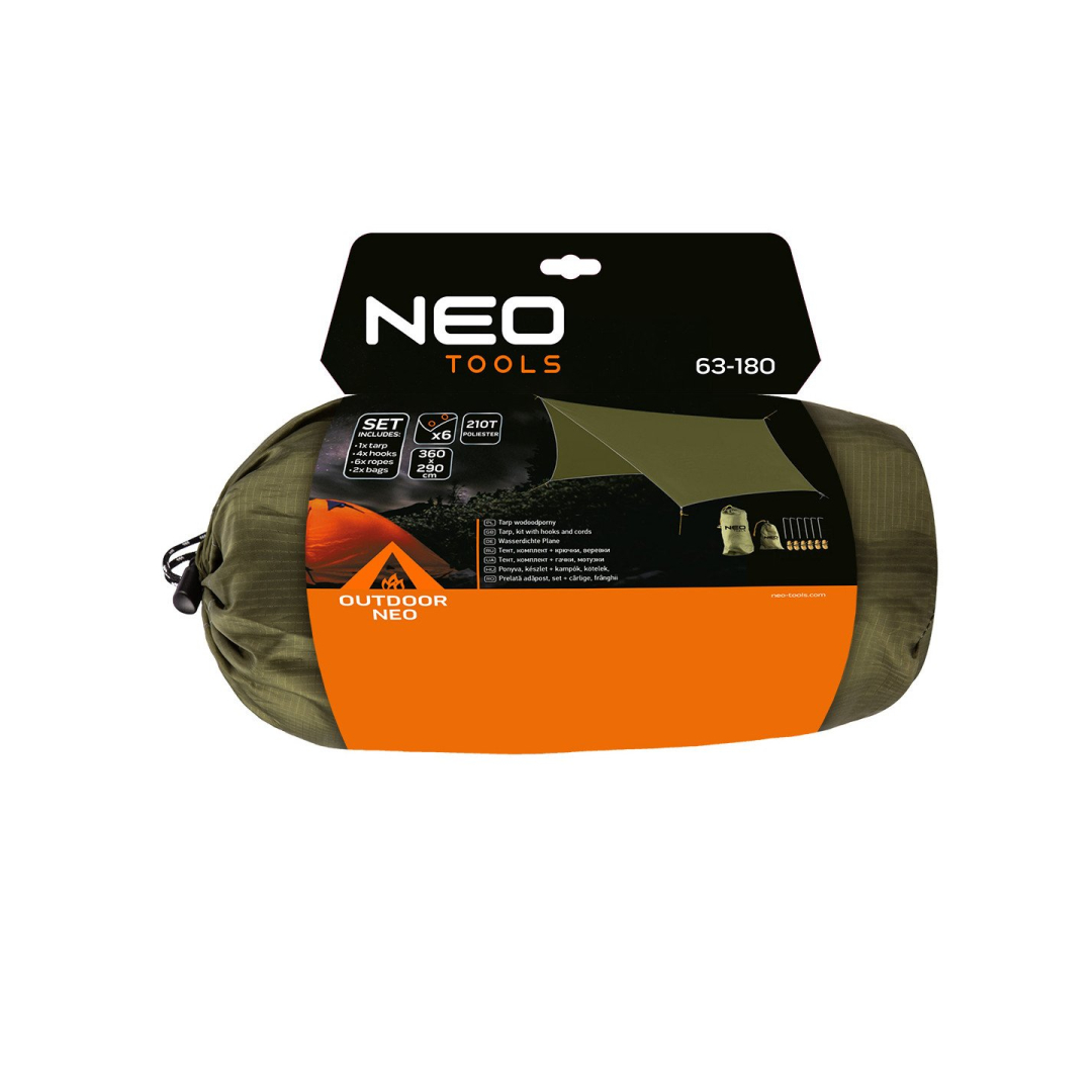 Vandeniui atsparus tarpas 360 x 290 cm 210T PU3000 1