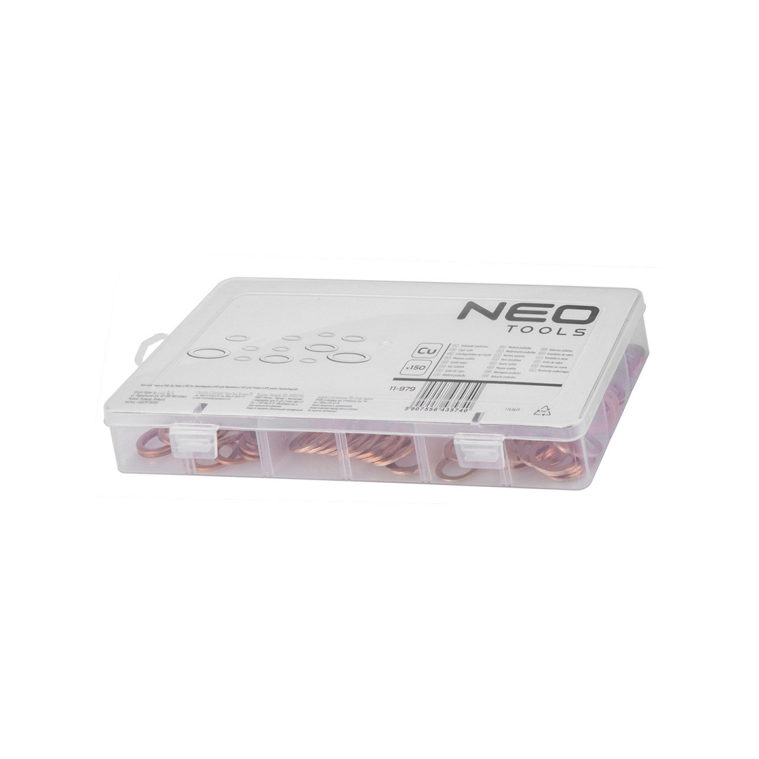 Varinės tarpinės, 150 vnt. rinkinys 4 Varinės tarpinės, 150 vnt. rinkinys 4