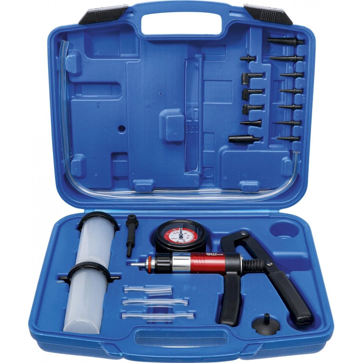 Vakuumo/slėgio matuoklis stabdžių skysčio nuorinimui | dvigubo veikimo (8038)