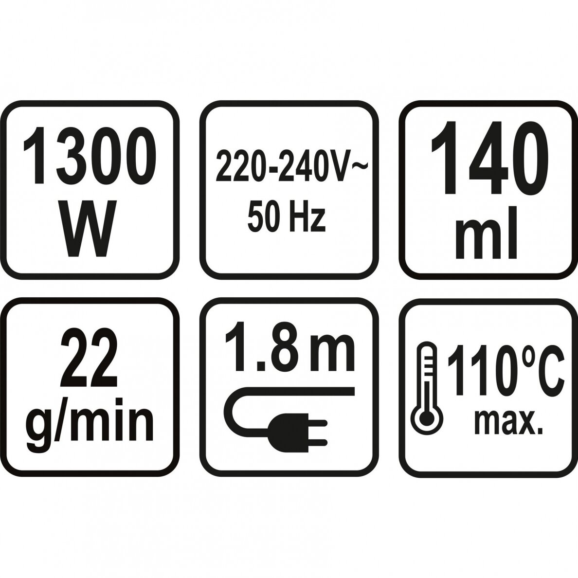 Valymo garais įrenginys Lund drabužiams, 1300 W 3