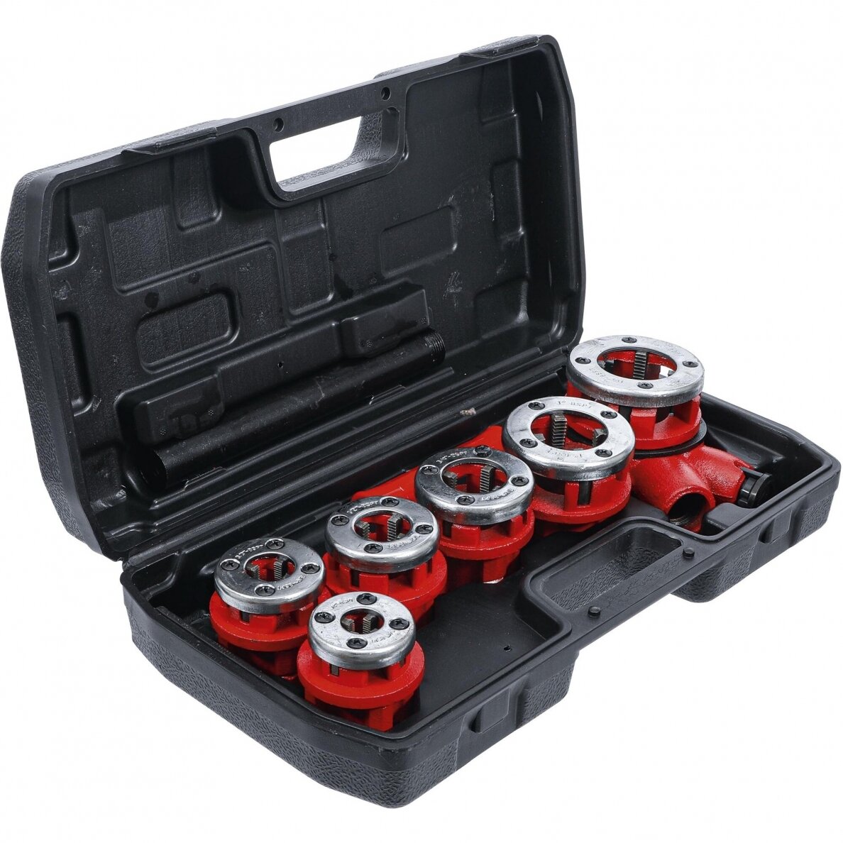 Vamzdžių sriegimo rinkinys | 1/4"-1 1/4" | 8 vnt. (1891) Vamzdžių sriegimo rinkinys | 1/4"-1 1/4" | 8 vnt. (1891)