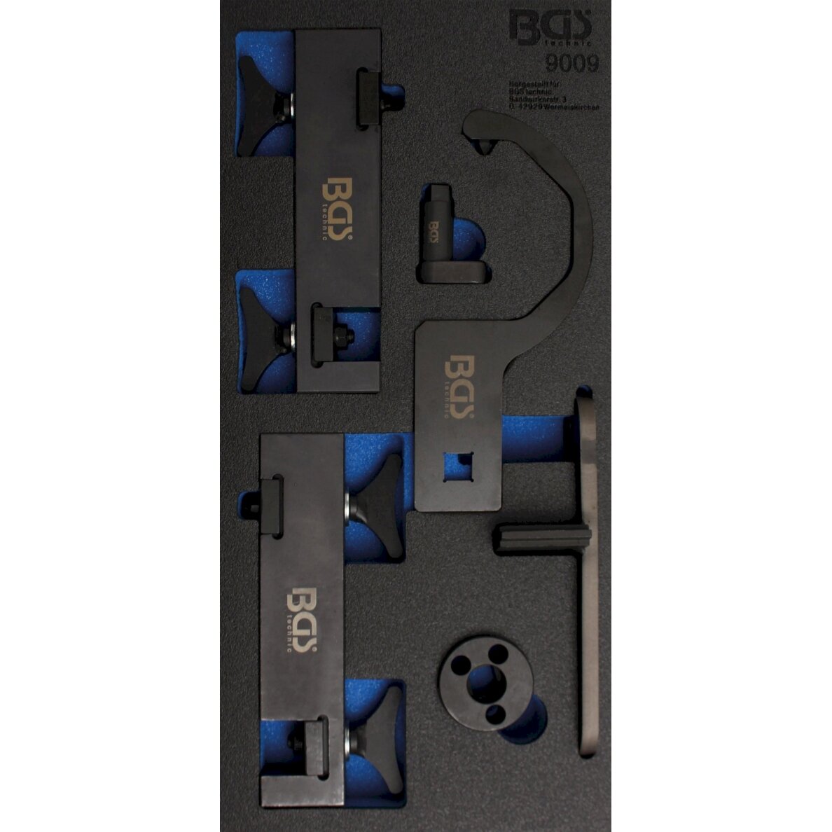 Variklio fiksavimo įrankių rinkinys | Jaguar, Land Rover 5.0 V8 (9009) Variklio fiksavimo įrankių rinkinys | Jaguar, Land Rover 5.0 V8 (9009)