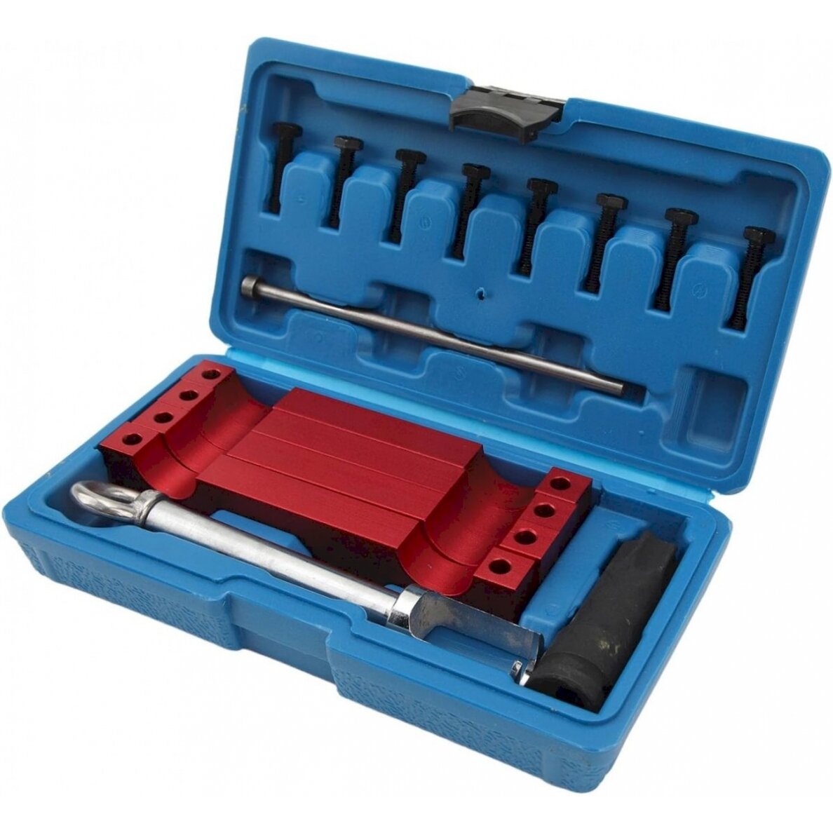 Variklio fiksavimo įrankių rinkinys | Mercedes-Benz |  M157/M276/M278 su T100 ir purkštukų nuėmėju (CRP7S)