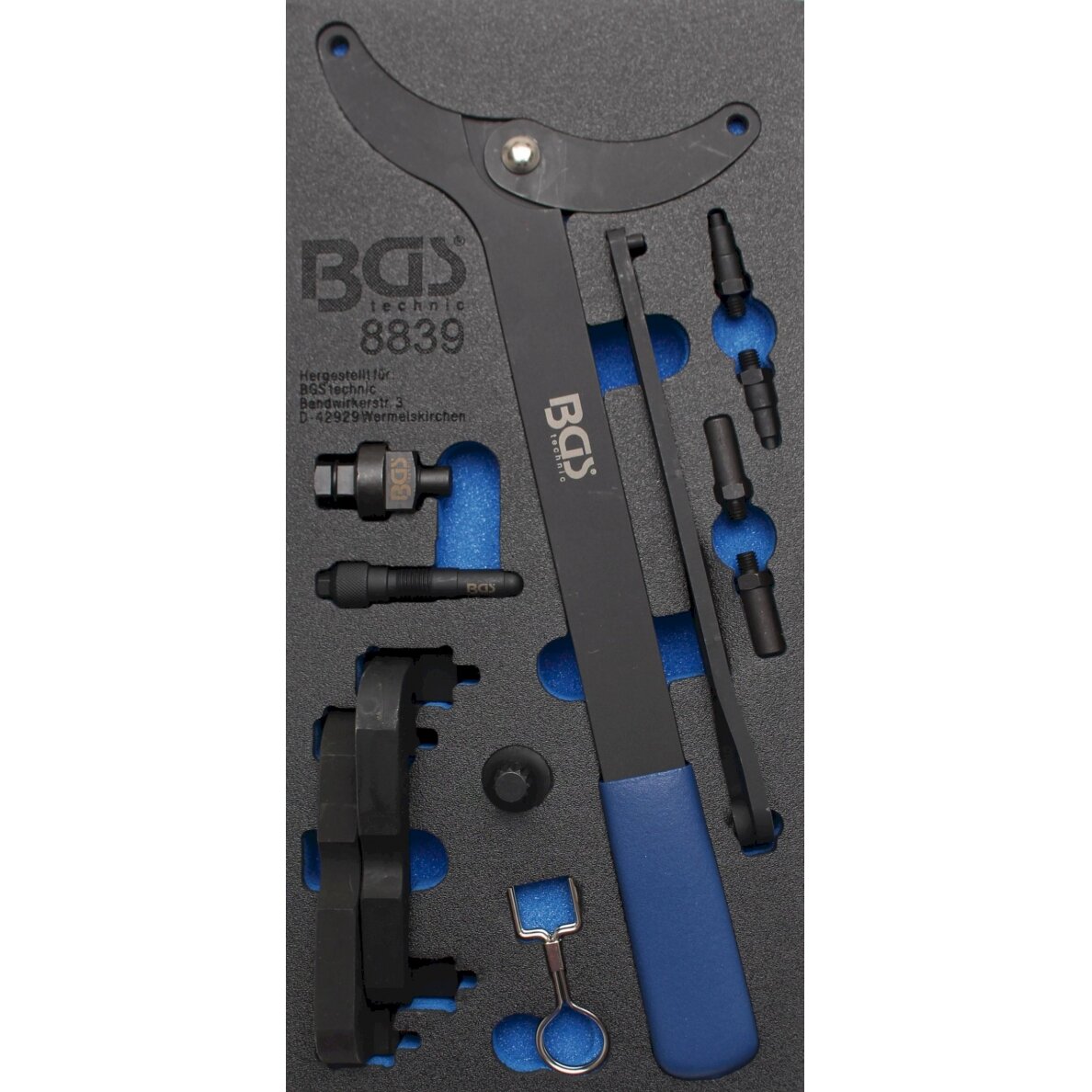 Variklio fiksavimo įrankių rinkinys | VAG 2.8, 3.0 TFSi (8839) Variklio fiksavimo įrankių rinkinys | VAG 2.8, 3.0 TFSi (8839)