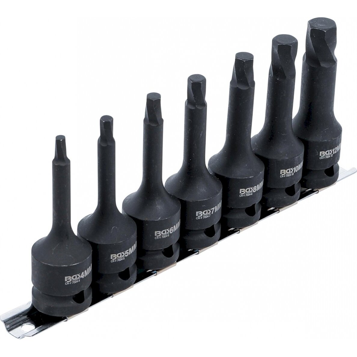 Varžtų ištraukimo rinkinys | 12,5 mm (1/2") | pažeistam hex šešiakampiui 4 - 12 mm | 7 vnt. (7004) Varžtų ištraukimo rinkinys | 12,5 mm (1/2") | pažeistam hex šešiakampiui 4 - 12 mm | 7 vnt. (7004)