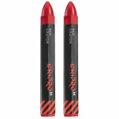 Vaškinis pieštukas žymėjimui DNIPRO-M, raudonas, 2 vnt