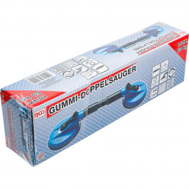 Vakuuminis kėliklis ABS su lanksčiom galvutėm BGS-technic, 120 mm, 390 mm 4 Vakuuminis kėliklis ABS su lanksčiom galvutėm BGS-technic, 120 mm, 390 mm 4