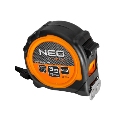 Valcuotas plieninis matuoklis 3 m x 19 mm, magnetas 6 Valcuotas plieninis matuoklis 3 m x 19 mm, magnetas 6