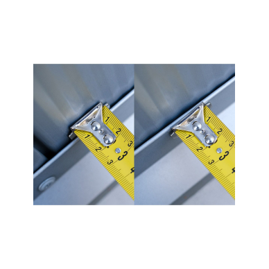 Valcuoto plieno juostos matas 8 m x 25 mm, magnetas 5 Valcuoto plieno juostos matas 8 m x 25 mm, magnetas 5