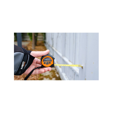 Valcuoto plieno ruletė 2 m x 16 mm, magnetas 2 Valcuoto plieno ruletė 2 m x 16 mm, magnetas 2