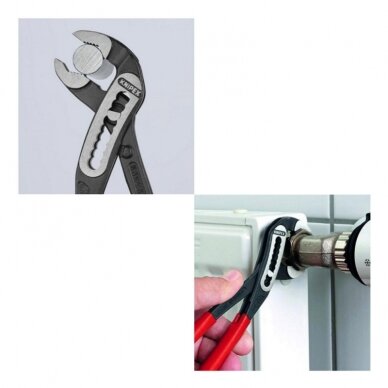 Vamzdinės replės KNIPEX Alligator 8801180SB 180mm 3 Vamzdinės replės KNIPEX Alligator 8801180SB 180mm 3