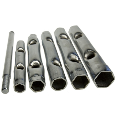 Vamzdinių raktų rink. 6 - 22 mm, 8 vnt. Vamzdinių raktų rink. 6 - 22 mm, 8 vnt.