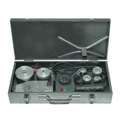 Vamzdžių suvirinimo įrankis PANSAM A124020, 800W, adapteriai 16-50mm 1 Vamzdžių suvirinimo įrankis PANSAM A124020, 800W, adapteriai 16-50mm 1