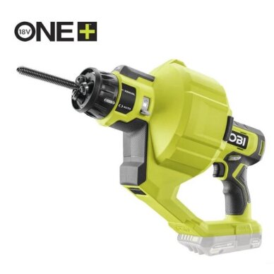 Kanalizacijos vamzdžių valymo įrankis Ryobi RDA18-0, 18V (be akum. ir krov.)