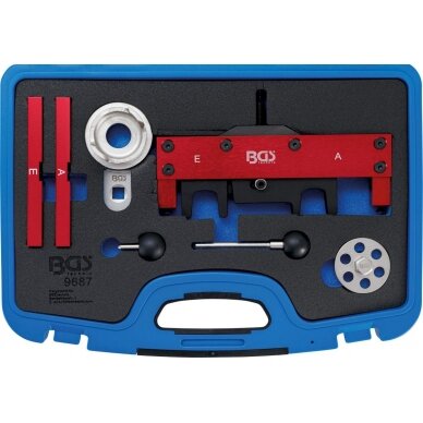 Variklio fiksavimo įrankių rinkinys | Porsche 911, Cayman, Boxster su MA1 varikliu (9687) Variklio fiksavimo įrankių rinkinys | Porsche 911, Cayman, Boxster su MA1 varikliu (9687)