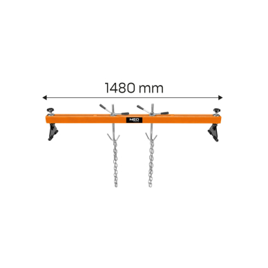 Variklio traversas (laikiklis), max.svoris 500 kg 7