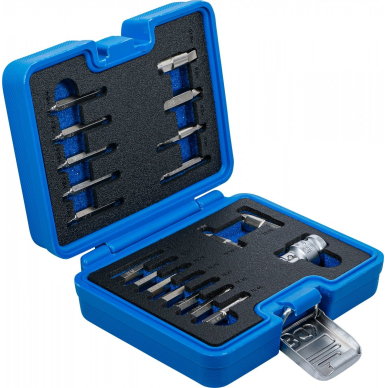 Varžtų ištraukimo rinkinys | vidiniam šešiakampiui 1,5 - 10 mm / T-Star (Torx) | T10 - T55 | 19 vnt. (9173-1)
