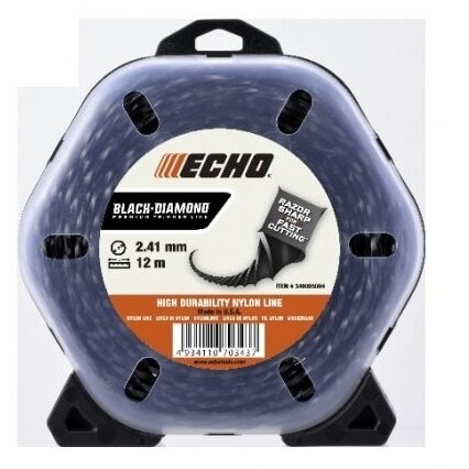 Valas nailoninis ECHO Black Diamond, 2,67 mm x 34 m Valas nailoninis ECHO Black Diamond, 2,67 mm x 34 m