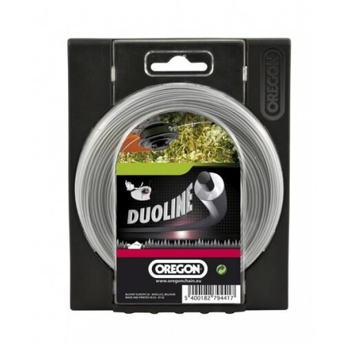 Valas trimeriui Oregon DUOLINE 2,4mm x 15m 1 Valas trimeriui Oregon DUOLINE 2,4mm x 15m 1
