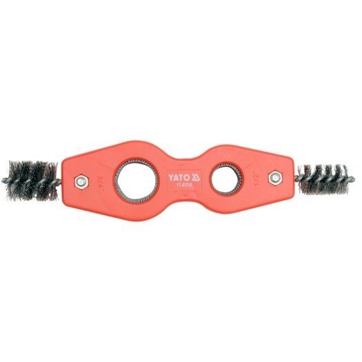 Vamzdelių vidinio ir išorinio valymo šepetėliai | 3 viename (YT-63705) Vamzdelių vidinio ir išorinio valymo šepetėliai | 3 viename (YT-63705)