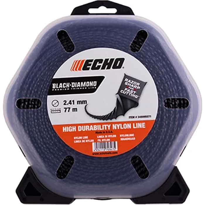 Valas nailoninis ECHO Black Diamond, 2,41 mm x 77,1 m Valas nailoninis ECHO Black Diamond, 2,41 mm x 77,1 m