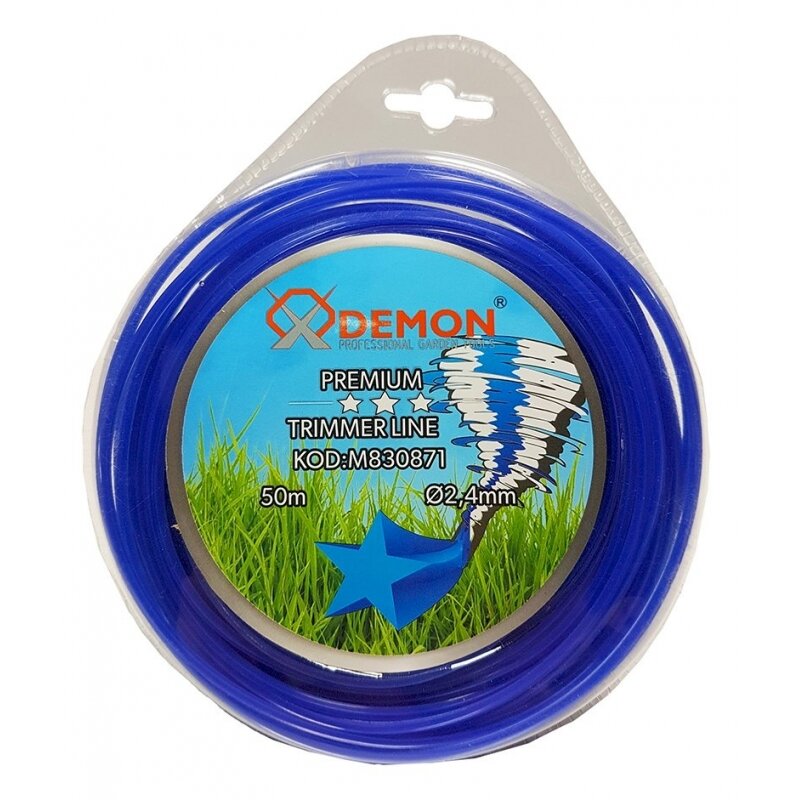 Valas žolei trimeriams | penkiakampis | 2.4 mm x 50 m (M830871)