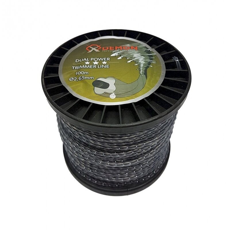 Valas žolei trimeriams | pintas / sustiprintas / suktas | 2.65 mm x 100 m (M830856)