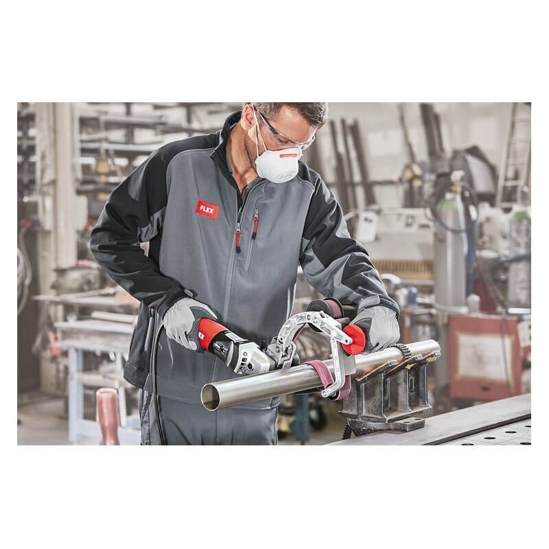 Vamzdžių šlifavimo mašinėlė FLEX BRE 8-4 INOX su priedais 2 Vamzdžių šlifavimo mašinėlė FLEX BRE 8-4 INOX su priedais 2