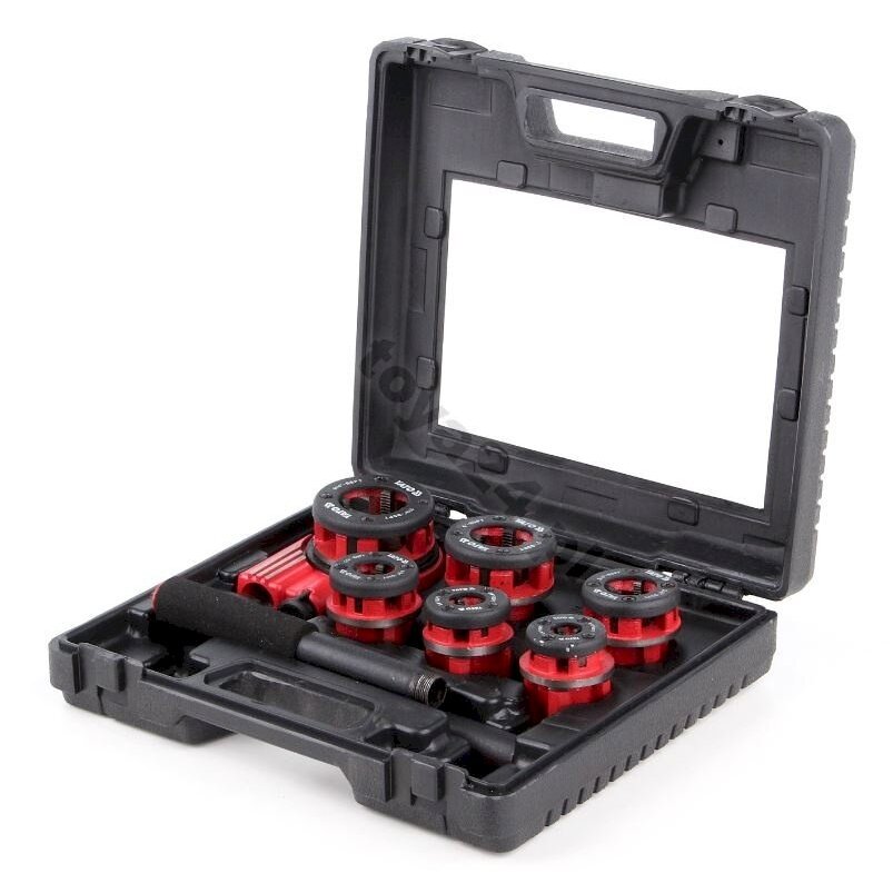 Vamzdžių sriegimo komplektas | su terkšle | 6 vnt. (YT-2900)