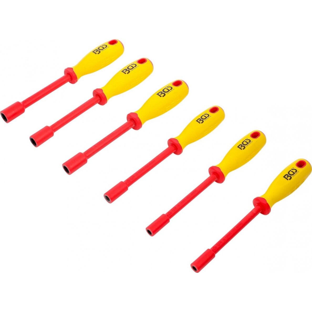 VDE atsuktuvų rinkinys | su galvute | Šešiakampiai | 5,5 - 12 mm | 6 vnt. (71095) VDE atsuktuvų rinkinys | su galvute | Šešiakampiai | 5,5 - 12 mm | 6 vnt. (71095)