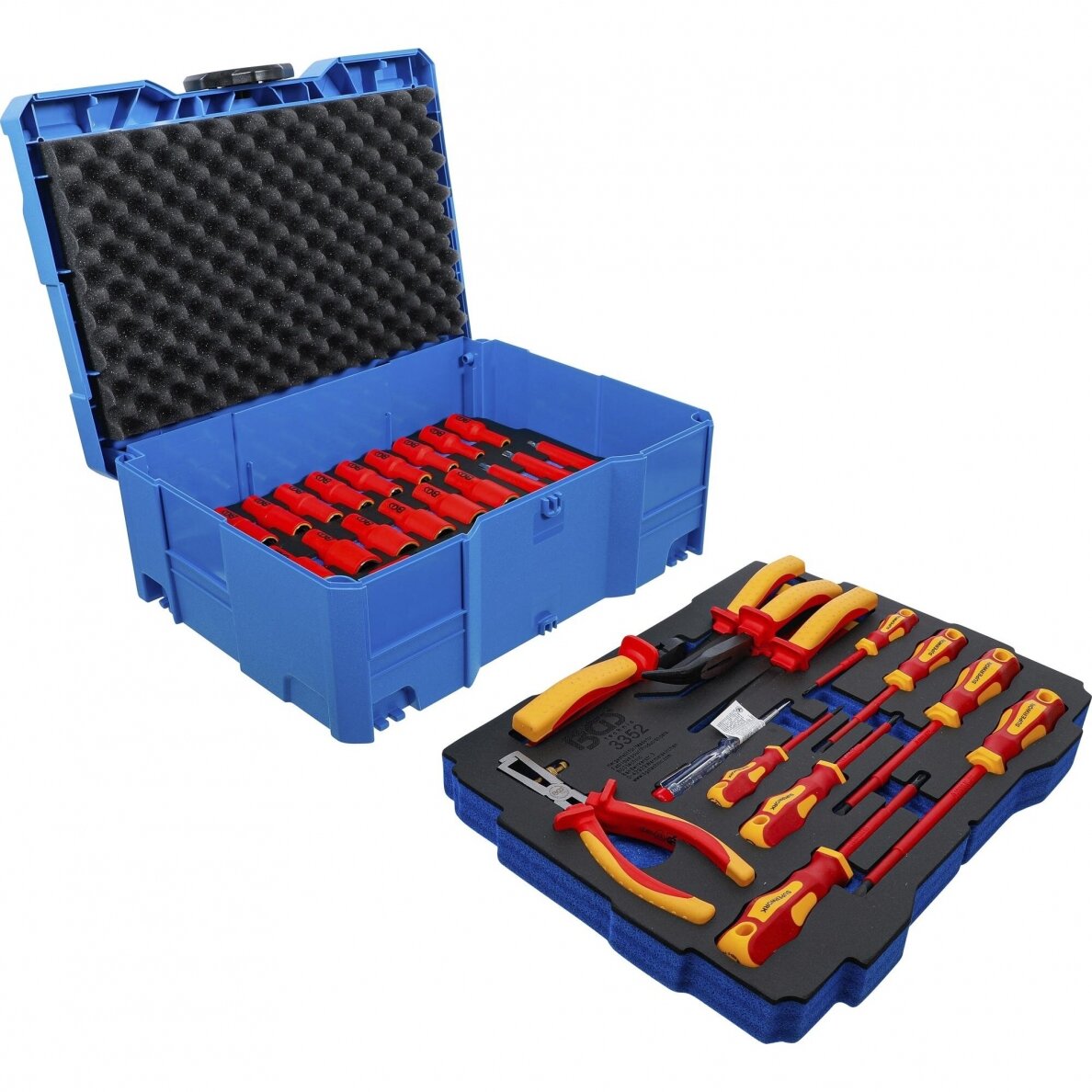 VDE replių, atsuktuvų ir lizdų rinkinys | BGS systainer® | 36 vnt. (70230) 1 VDE replių, atsuktuvų ir lizdų rinkinys | BGS systainer® | 36 vnt. (70230) 1