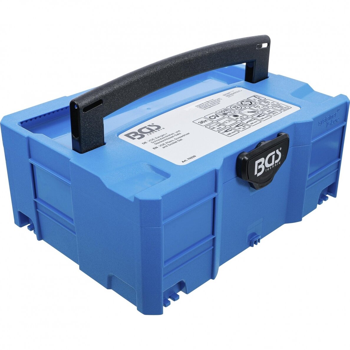 VDE replių, atsuktuvų ir lizdų rinkinys | BGS systainer® | 36 vnt. (70230) 2 VDE replių, atsuktuvų ir lizdų rinkinys | BGS systainer® | 36 vnt. (70230) 2