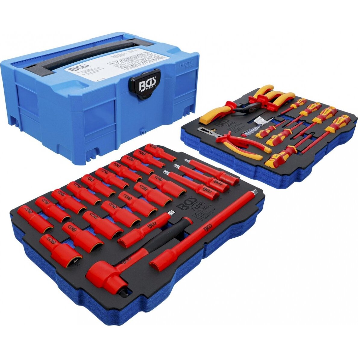 VDE replių, atsuktuvų ir lizdų rinkinys | BGS systainer® | 36 vnt. (70230) VDE replių, atsuktuvų ir lizdų rinkinys | BGS systainer® | 36 vnt. (70230)