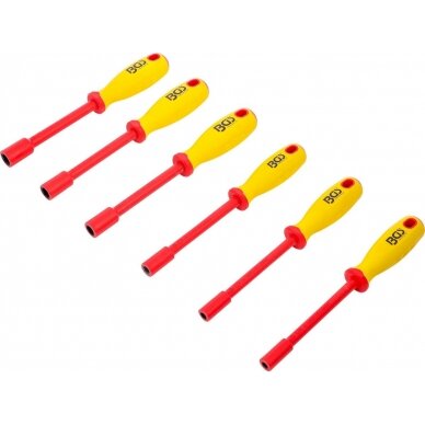 VDE atsuktuvų rinkinys | su galvute | Šešiakampiai | 5,5 - 12 mm | 6 vnt. (71095) VDE atsuktuvų rinkinys | su galvute | Šešiakampiai | 5,5 - 12 mm | 6 vnt. (71095)