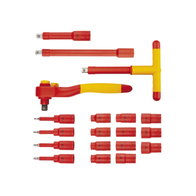 VDE lizdų rinkinys, 19 vnt. 3 VDE lizdų rinkinys, 19 vnt. 3