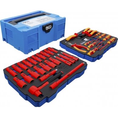 VDE replių, atsuktuvų ir lizdų rinkinys | BGS systainer® | 36 vnt. (70230) VDE replių, atsuktuvų ir lizdų rinkinys | BGS systainer® | 36 vnt. (70230)