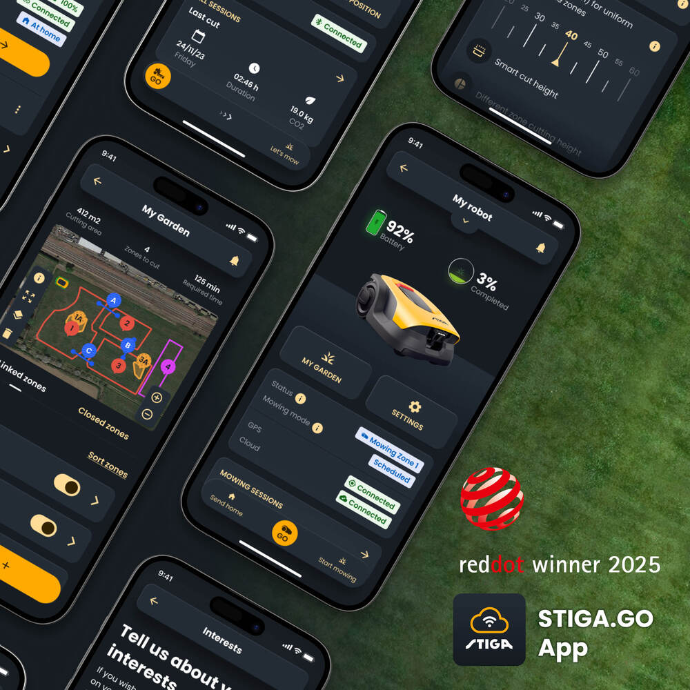 Vejos pjovimo robotas Stiga Vista A 15v, 15 arų 11