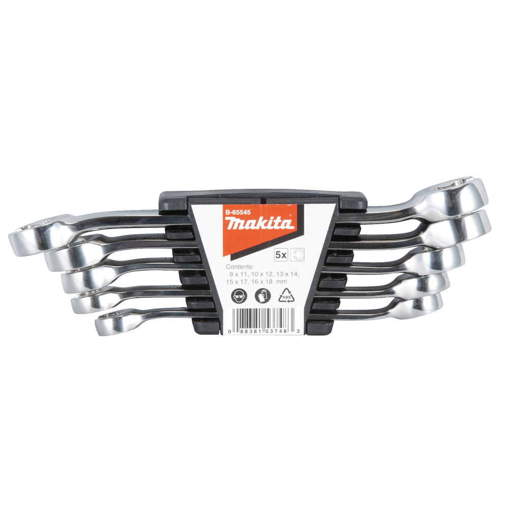 Veržliarakčių rinkinys Makita B-65545, 5 vnt. 3 Veržliarakčių rinkinys Makita B-65545, 5 vnt. 3
