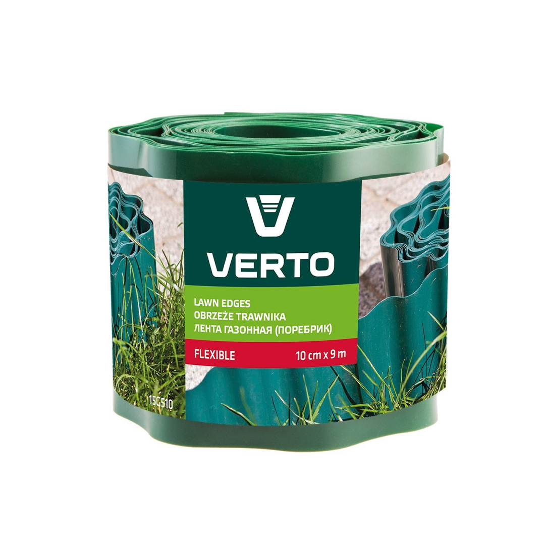 Vejos krašto juosta 10cmx9m žalia Vejos krašto juosta 10cmx9m žalia