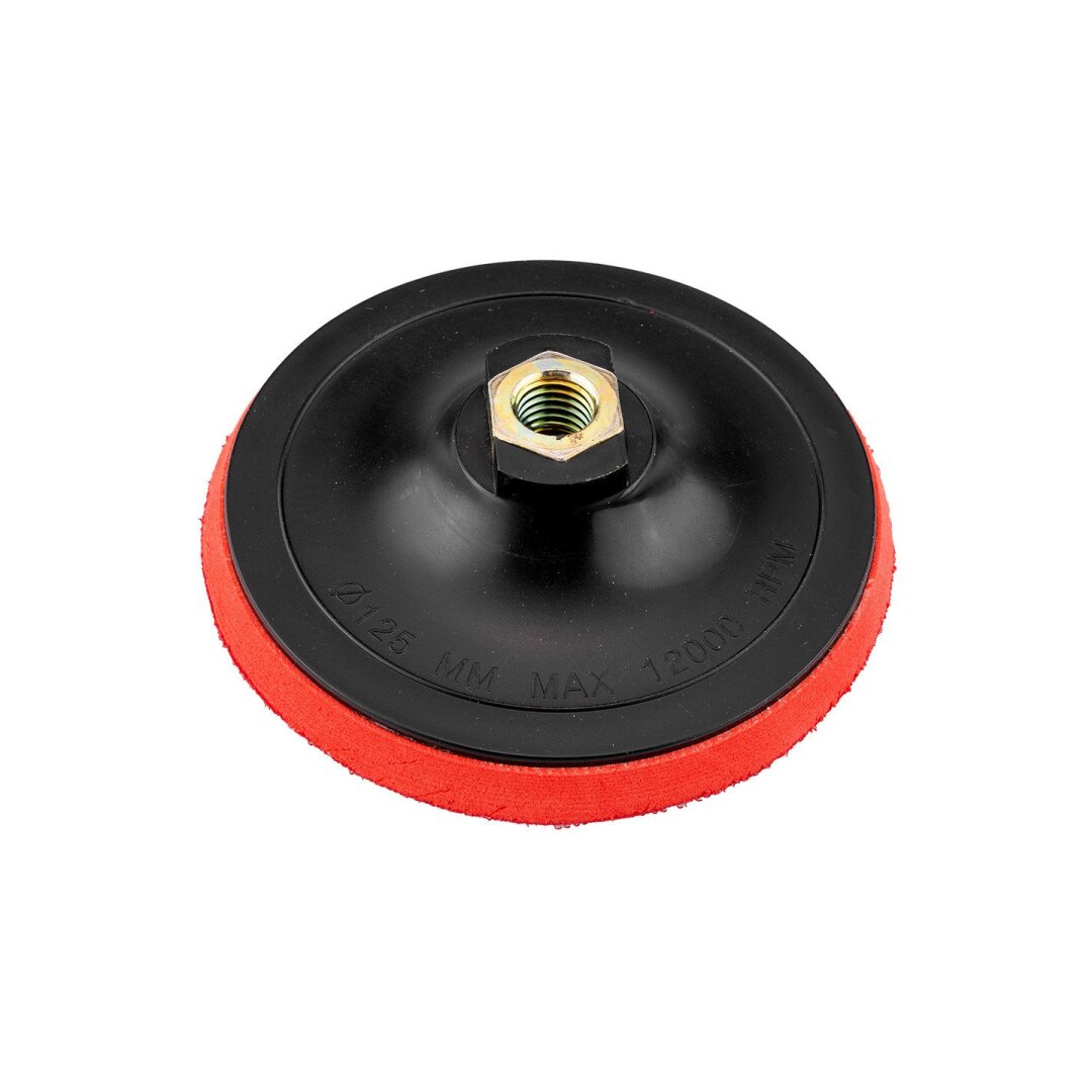 Velcro diskas 125 mm x 8 mm, m14 sriegis 5 Velcro diskas 125 mm x 8 mm, m14 sriegis 5