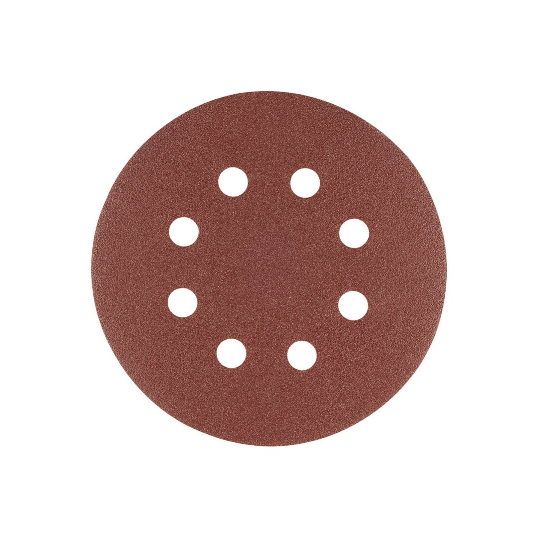 „Velcro“ šlifavimo diskai 125 mm, p36, 5 vnt, su 8 skylėmis 2