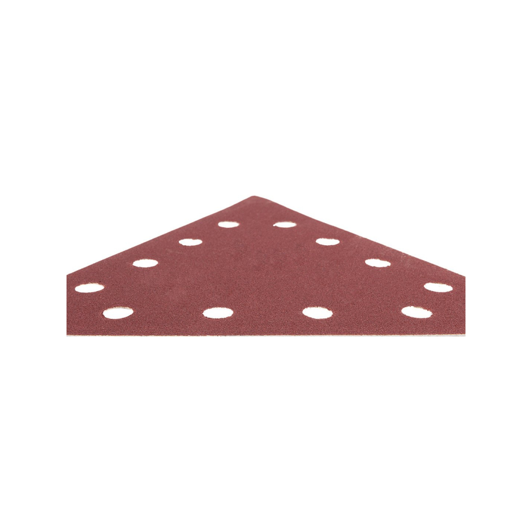 Velcro šlifavimo popierius K120, trikampis su 12 skylių, 5vnt šlifuokliui 59G264 4 Velcro šlifavimo popierius K120, trikampis su 12 skylių, 5vnt šlifuokliui 59G264 4