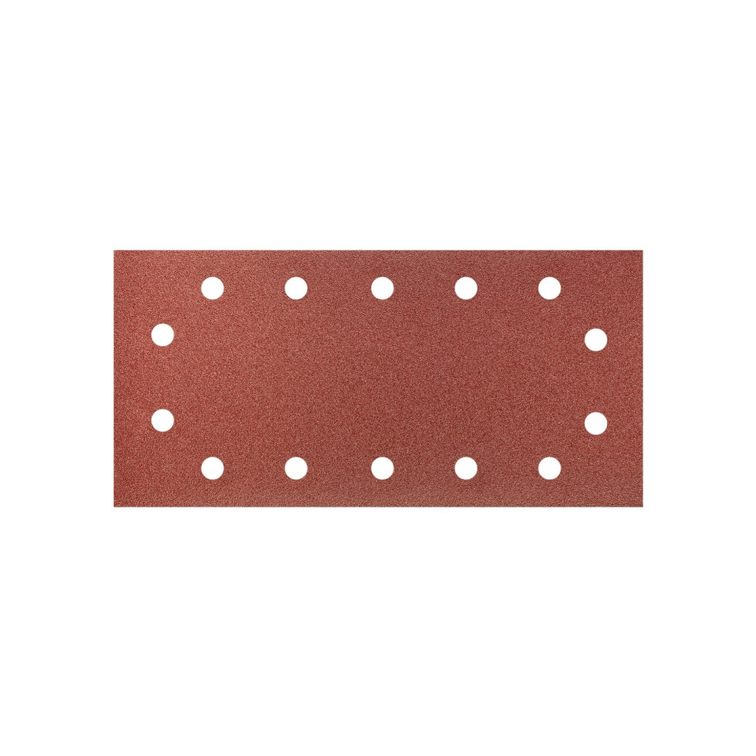 Velcro švitrinis popierius 115 x 230 mm, K120, 5 vnt., su skylutėmis Velcro švitrinis popierius 115 x 230 mm, K120, 5 vnt., su skylutėmis