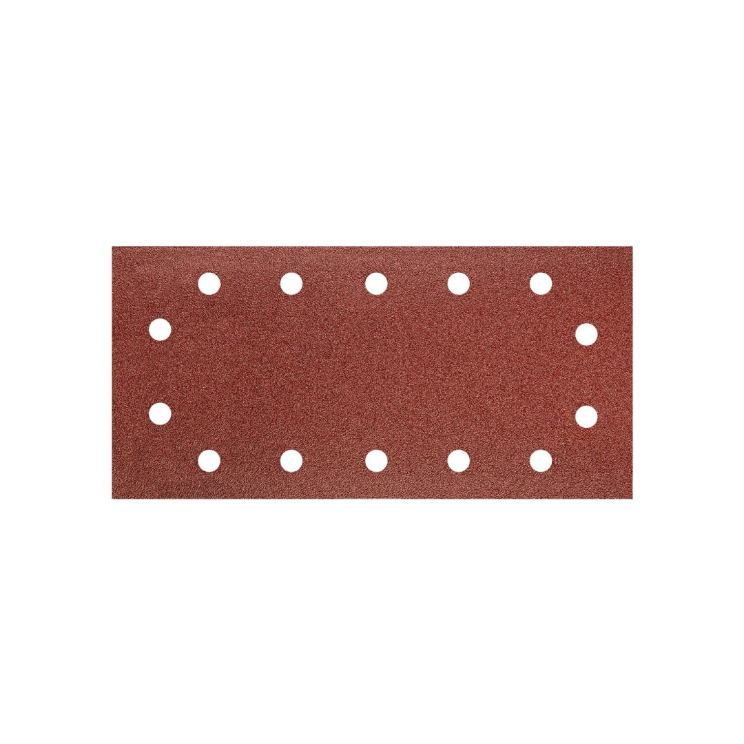 Velcro švitrinis popierius 115 x 230 mm, K80, 5 vnt., su skylutėmis Velcro švitrinis popierius 115 x 230 mm, K80, 5 vnt., su skylutėmis