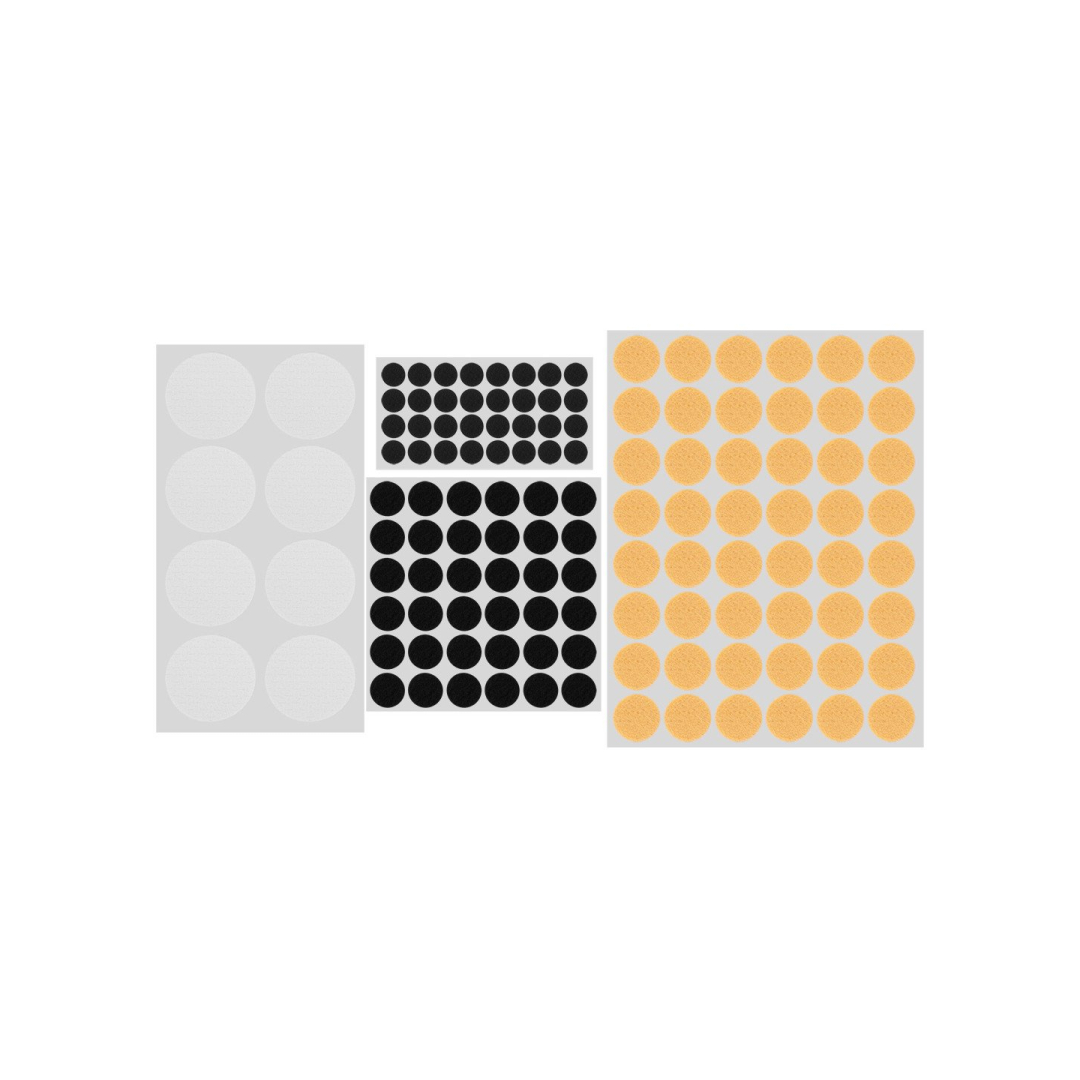 Veltinio ir putplasčio EVA lipnūs trinkelės, mišinys, 124 vnt. Veltinio ir putplasčio EVA lipnūs trinkelės, mišinys, 124 vnt.