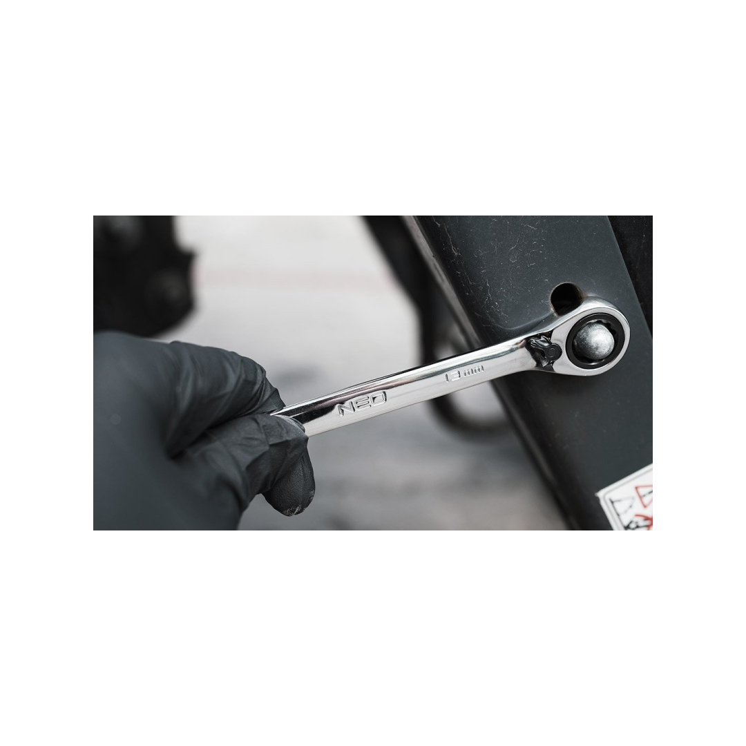 Veržliarakčių ir kombinuotų veržliarakčių rinkinys, 12 dalių, 8-19 mm, 1 Veržliarakčių ir kombinuotų veržliarakčių rinkinys, 12 dalių, 8-19 mm, 1