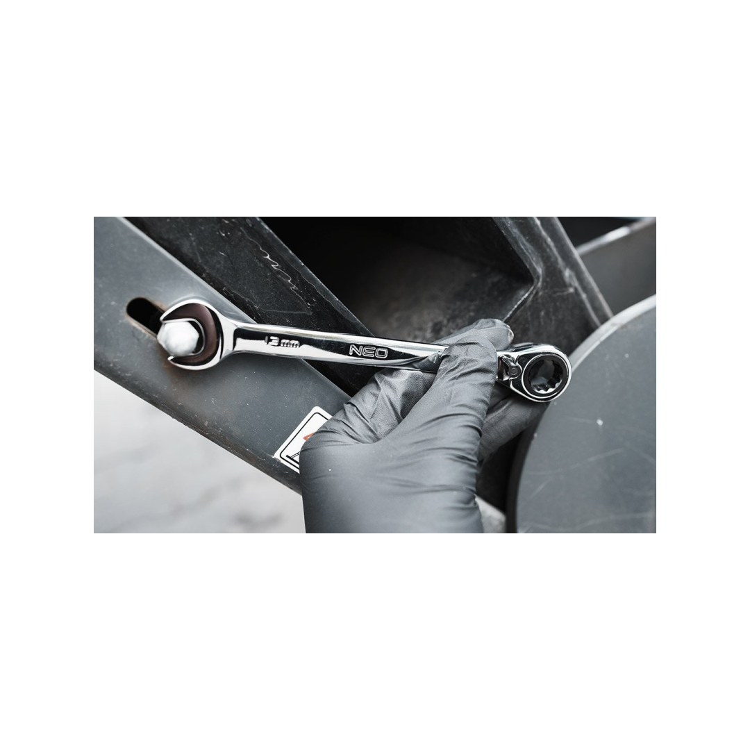 Veržliarakčių ir kombinuotų veržliarakčių rinkinys, 12 dalių, 8-19 mm, 2 Veržliarakčių ir kombinuotų veržliarakčių rinkinys, 12 dalių, 8-19 mm, 2