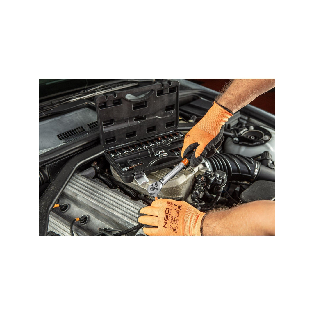 Veržliaraktis 1/4", 5-25 Nm, 21 vnt. rinkinys 1 Veržliaraktis 1/4", 5-25 Nm, 21 vnt. rinkinys 1